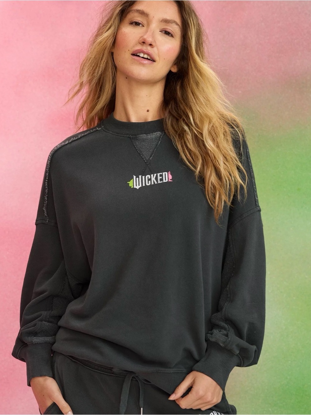 Aerie x Wicked Big Chill Crew Sweatshirt